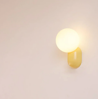 Modern Globe LED Wall Light – Designer Spherical Wall Light