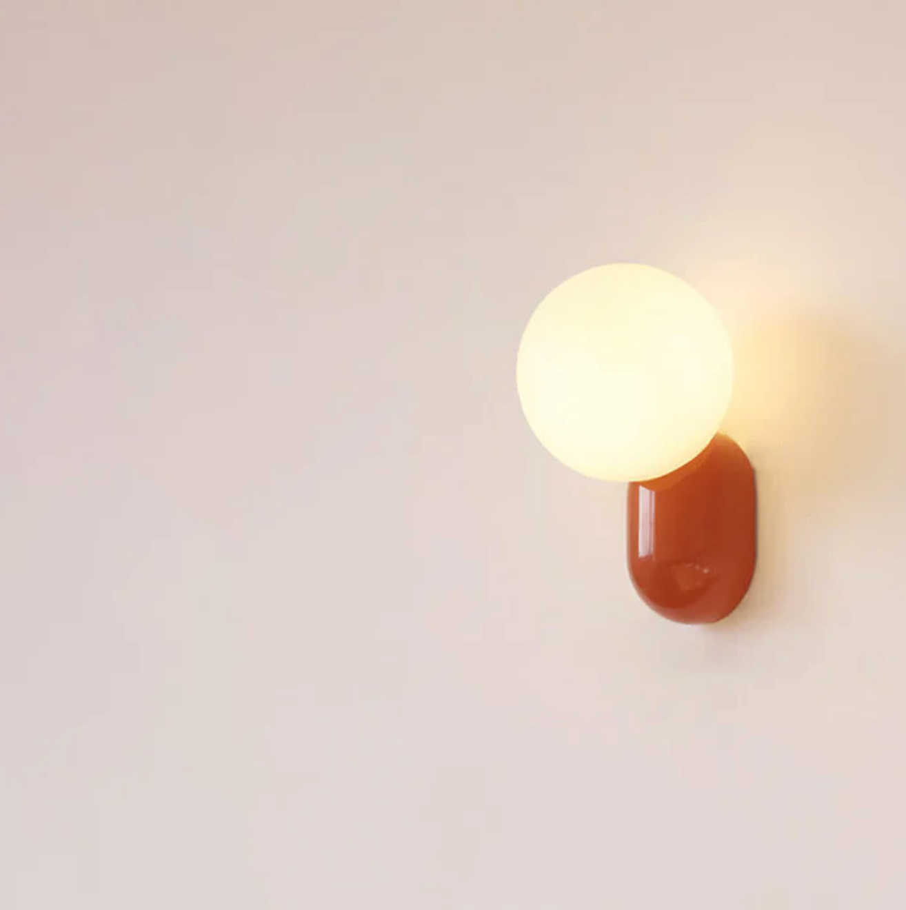 Modern Globe LED Wall Light – Designer Spherical Wall Light