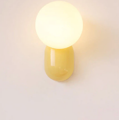 Modern Globe LED Wall Light – Designer Spherical Wall Light