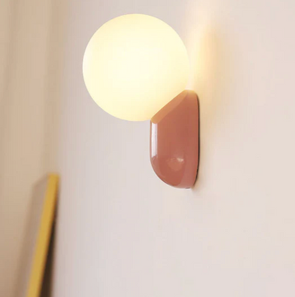 Modern Globe LED Wall Light – Designer Spherical Wall Light