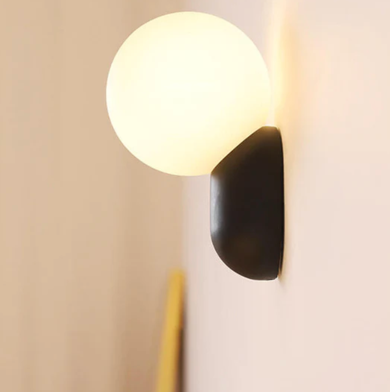 Modern Globe LED Wall Light – Designer Spherical Wall Light