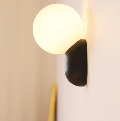 Modern Globe LED Wall Light – Designer Spherical Wall Light