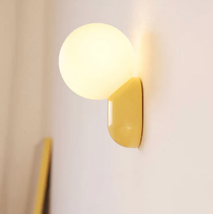Modern Globe LED Wall Light – Designer Spherical Wall Light