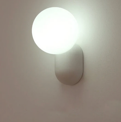 Modern Globe LED Wall Light – Designer Spherical Wall Light