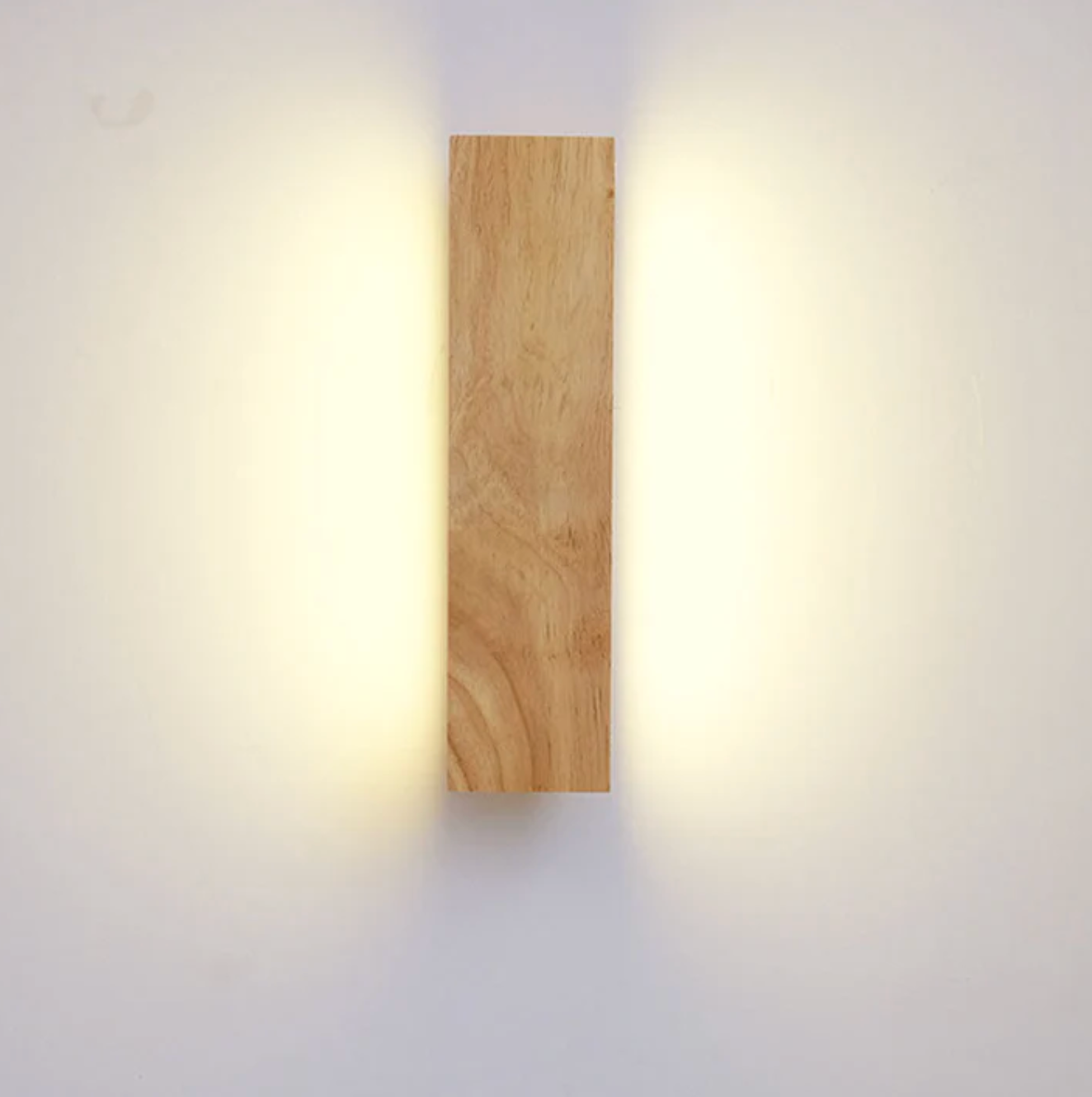 Wooden LED Wall Light – Minimalist Linear Design