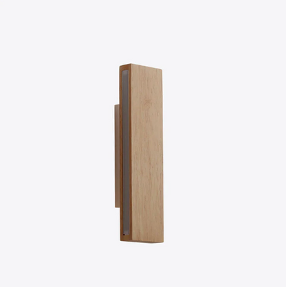 Wooden LED Wall Light – Minimalist Linear Design