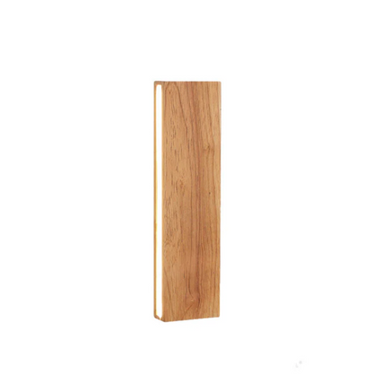 Wooden LED Wall Light – Minimalist Linear Design