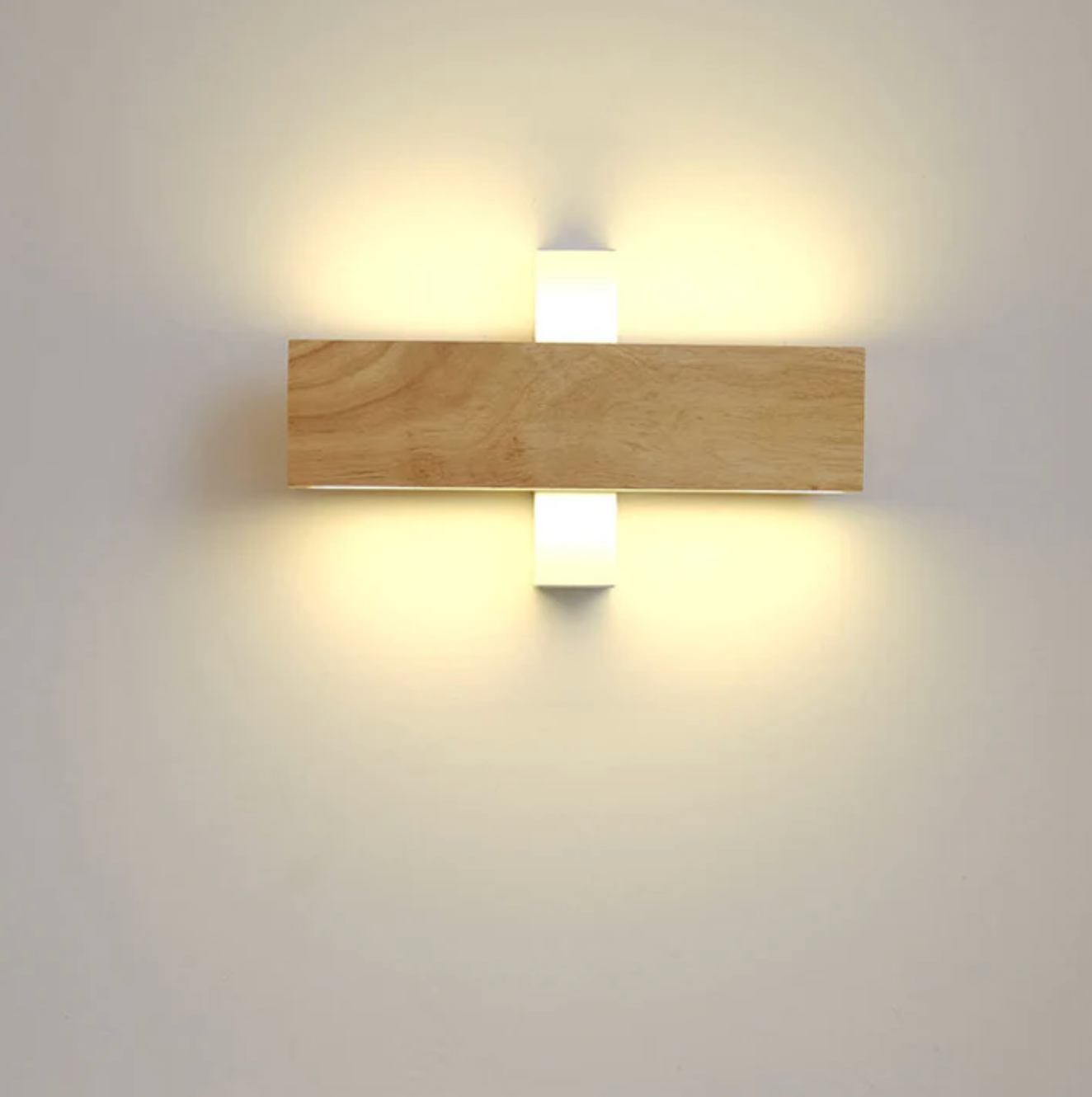 Wooden LED Wall Light – Minimalist Linear Design
