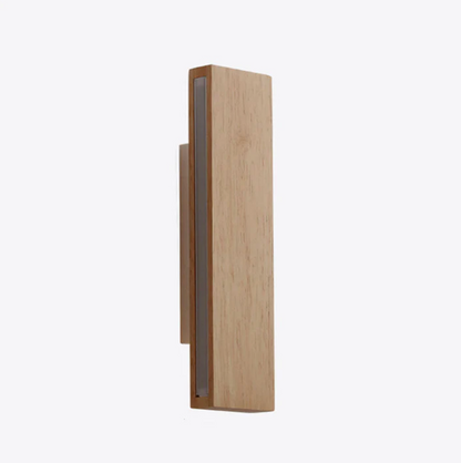 Wooden LED Wall Light – Minimalist Linear Design