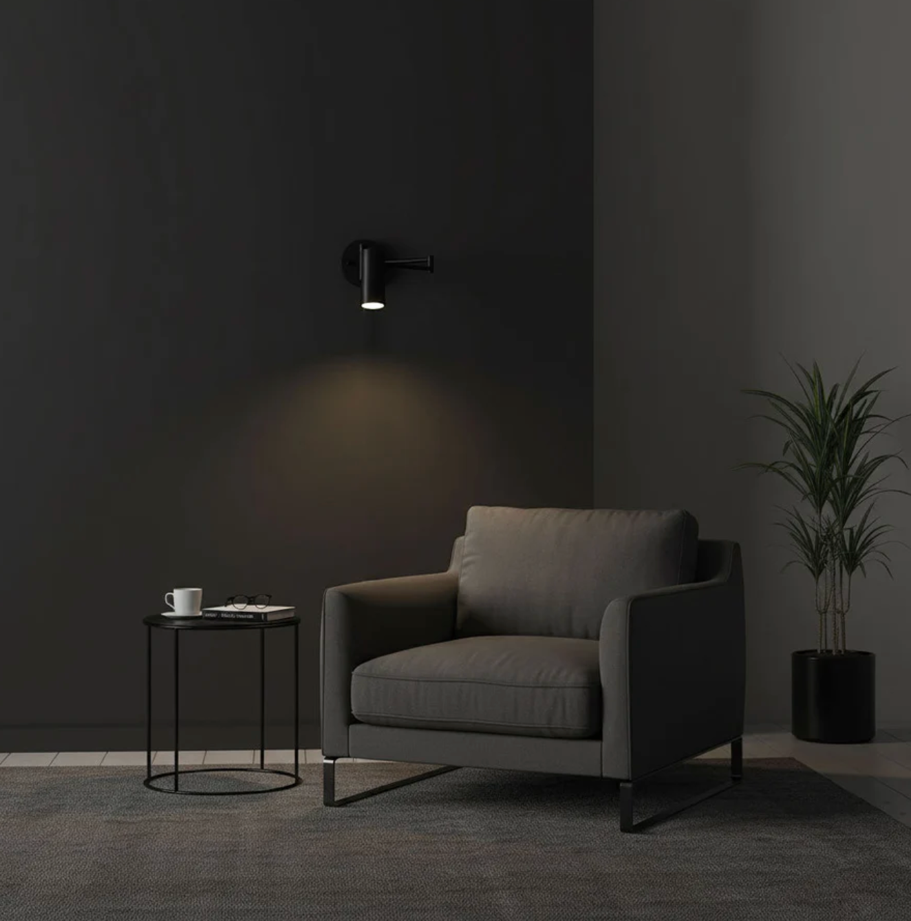Adjustable Arm Wall Light – Minimalist Spot Light