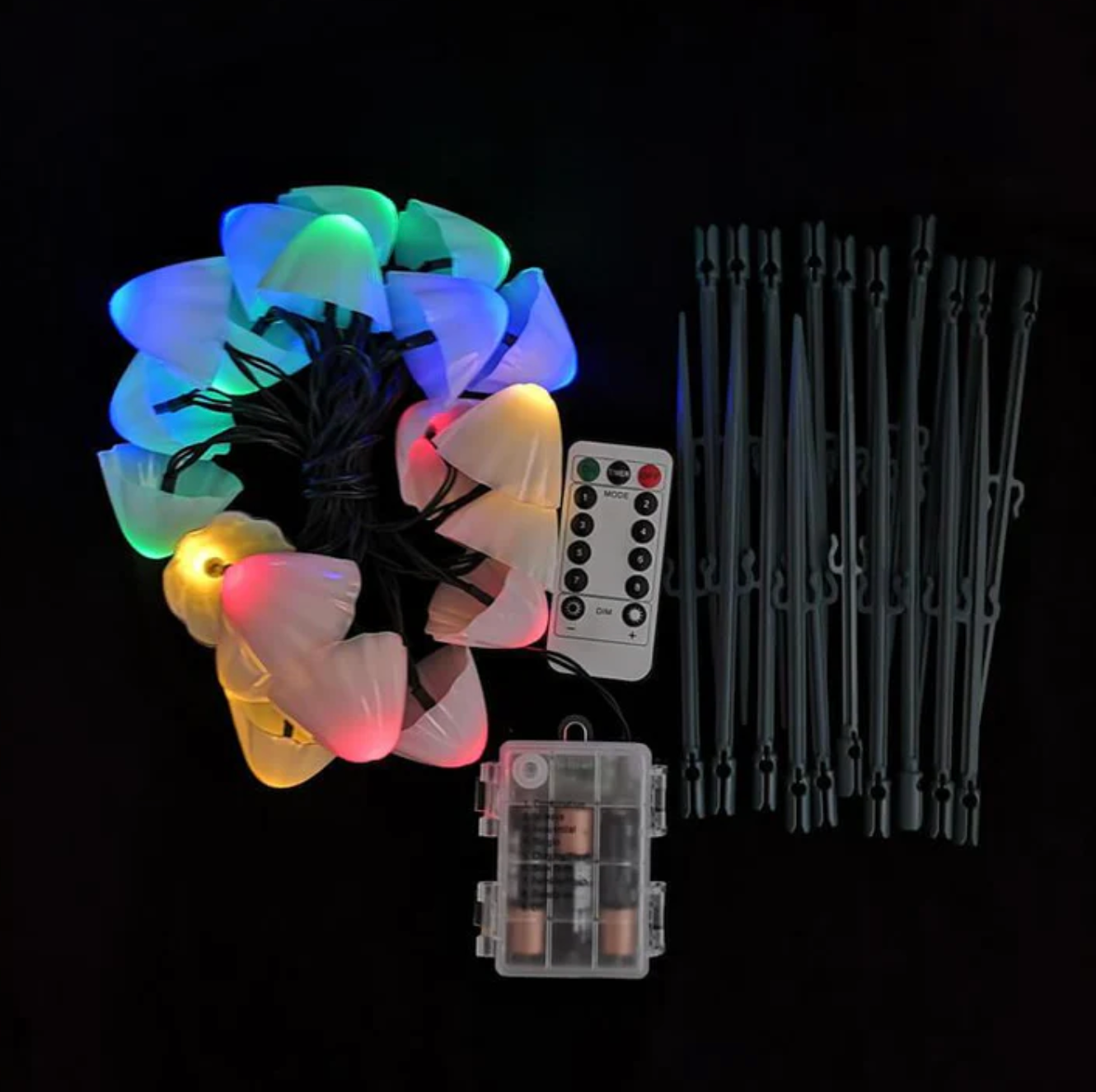 Solar LED Mushroom Garden Lights – Decorative Outdoor Lighting RGB