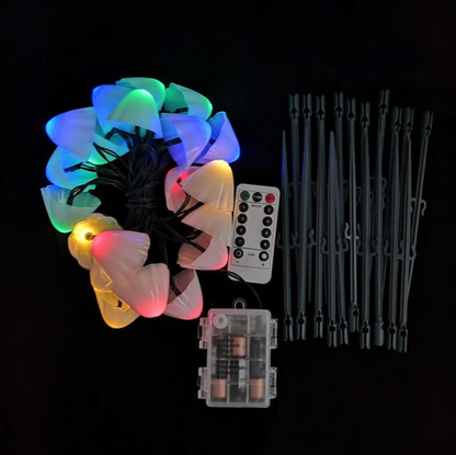 Solar LED Mushroom Garden Lights – Decorative Outdoor Lighting RGB