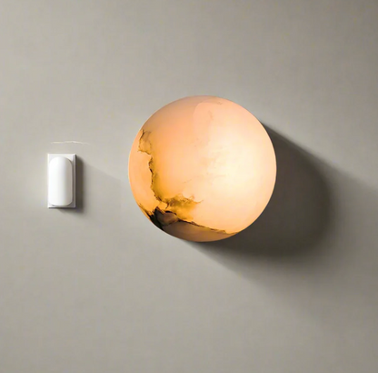 Marble Ball LED Wall Light – Modern Decorative Design