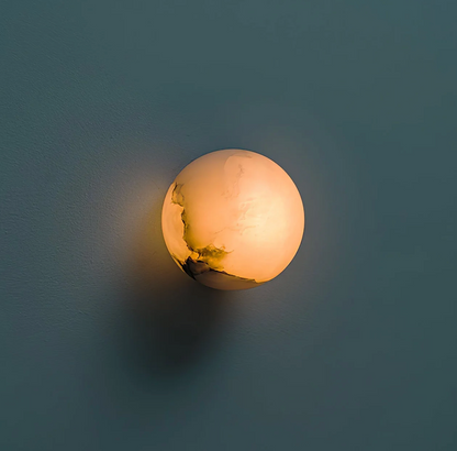 Marble Ball LED Wall Light – Modern Decorative Design