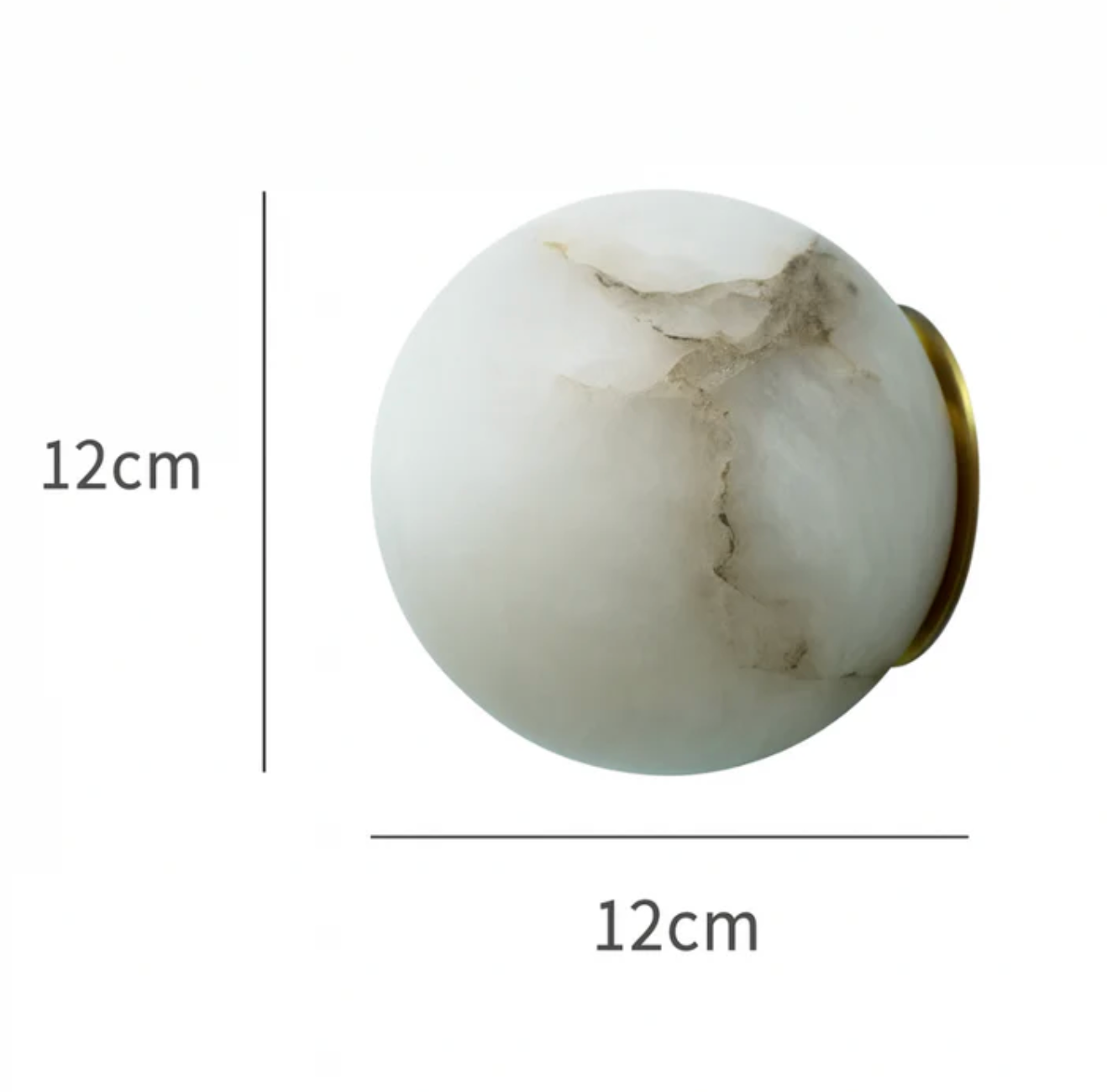 Marble Ball LED Wall Light – Modern Decorative Design