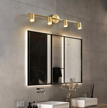 Modern LED Ceiling Light Bar with Adjustable Spotlights – 1/2/3/4 Spot