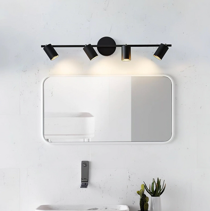 Modern LED Ceiling Light Bar with Adjustable Spotlights – 1/2/3/4 Spot