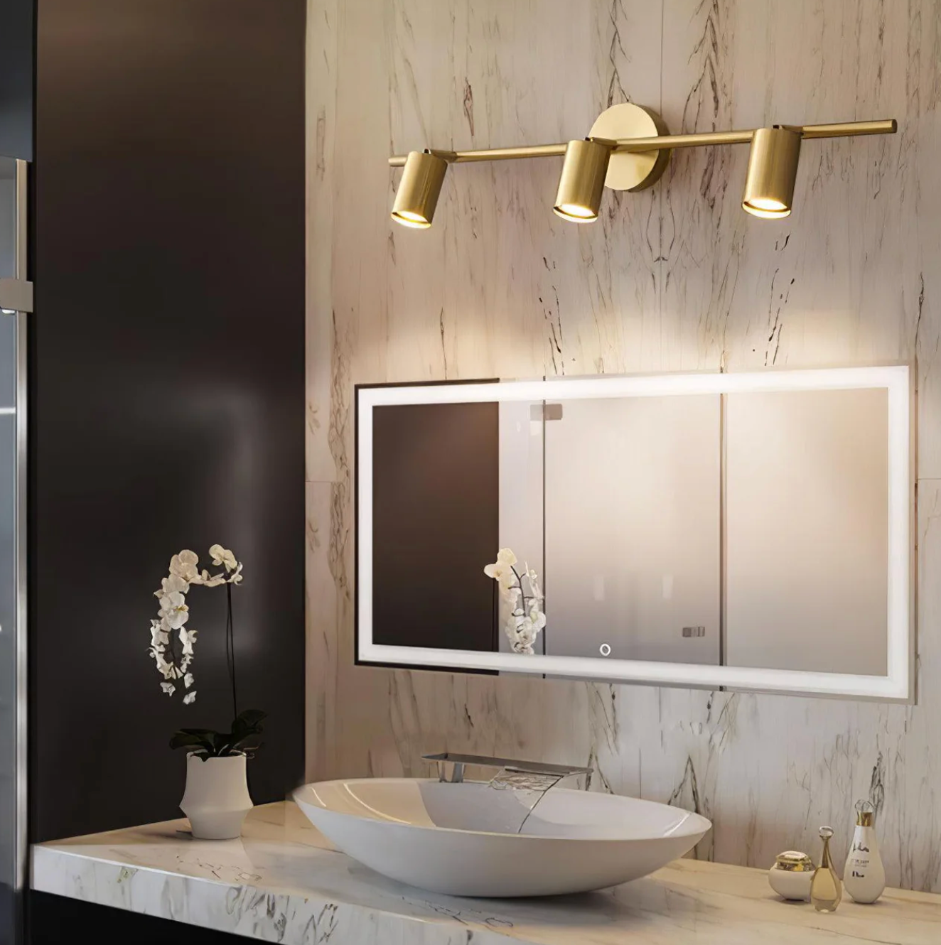 Modern LED Ceiling Light Bar with Adjustable Spotlights – 1/2/3/4 Spot