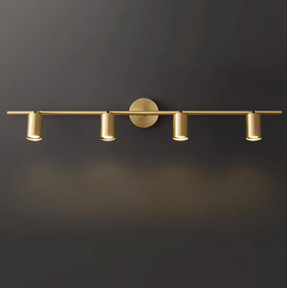 Modern LED Ceiling Light Bar with Adjustable Spotlights – 1/2/3/4 Spot