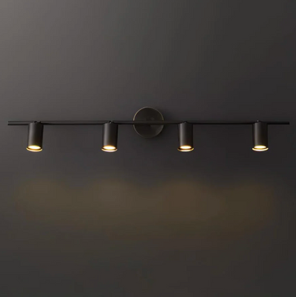 Modern LED Ceiling Light Bar with Adjustable Spotlights – 1/2/3/4 Spot