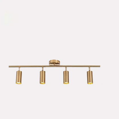 Modern LED Ceiling Light Bar with Adjustable Spotlights – 1/2/3/4 Spot