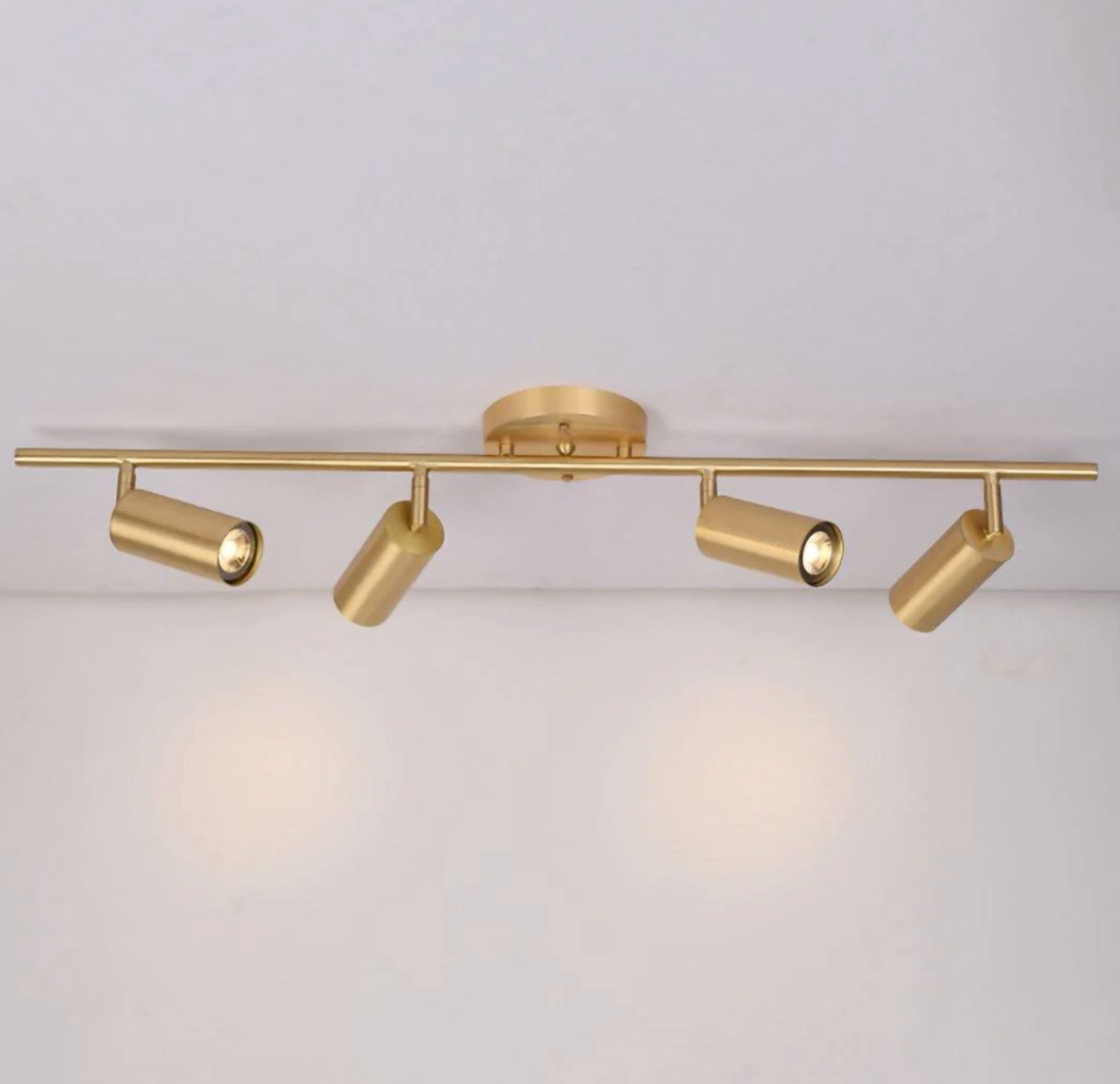 Modern LED Ceiling Light Bar with Adjustable Spotlights – 1/2/3/4 Spot
