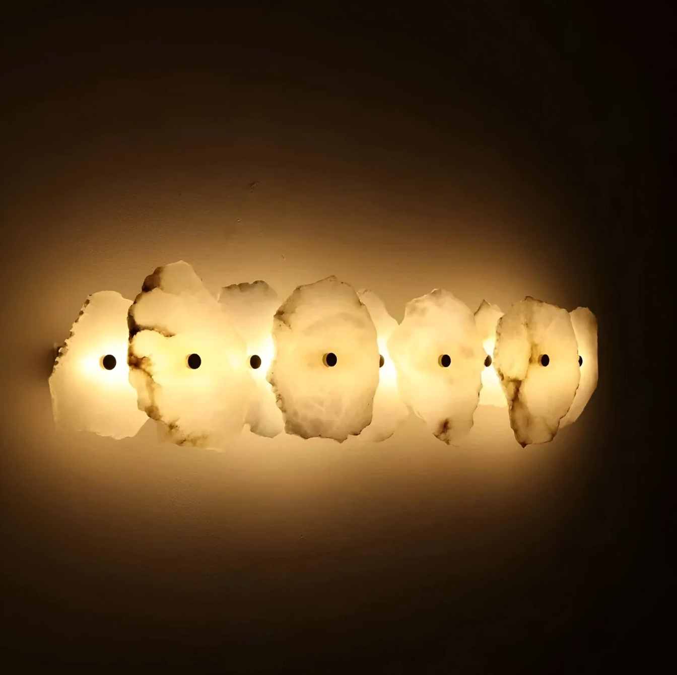 Organic LED Wall Light – Sculptural Decorative Design