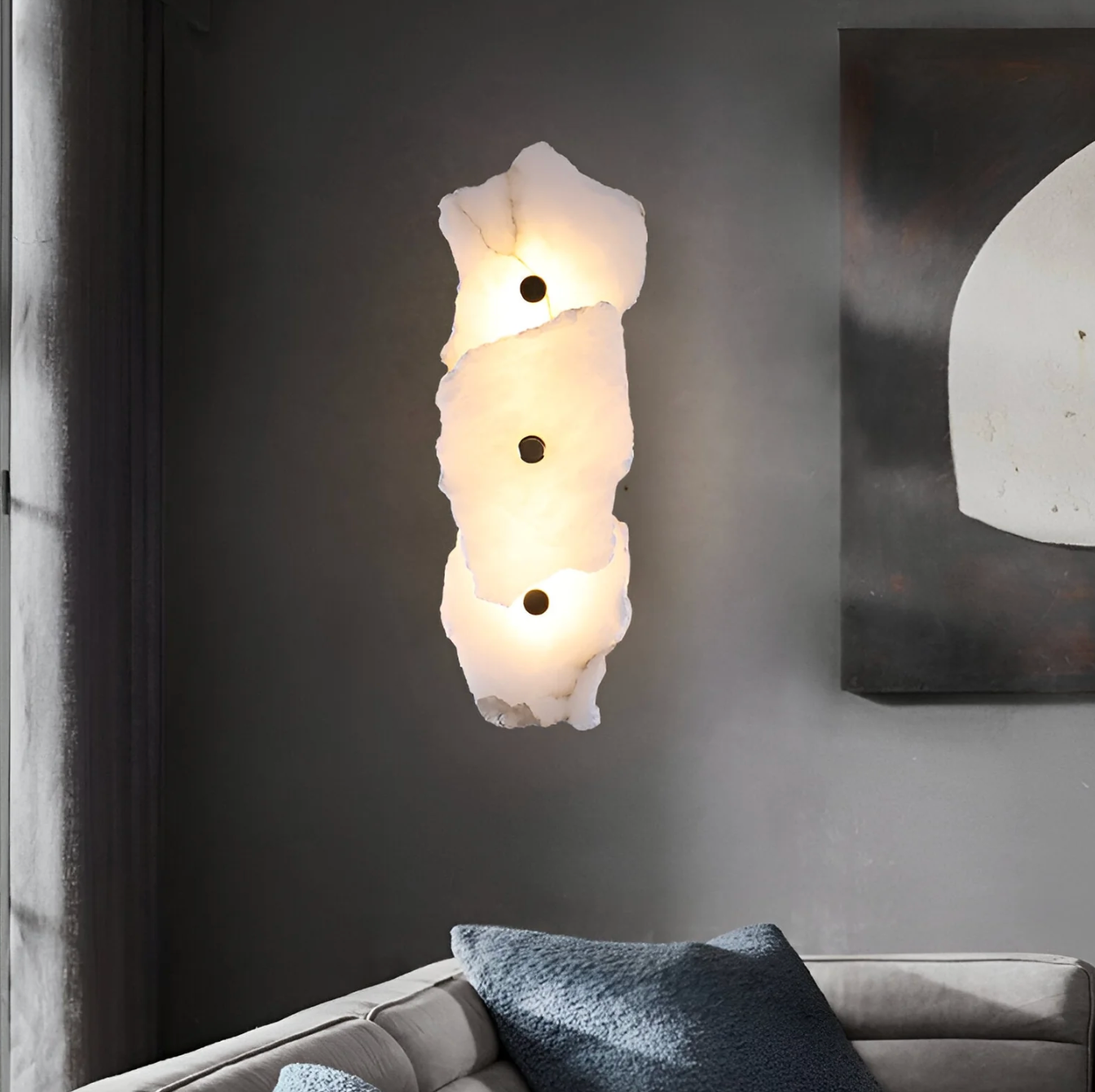 Organic LED Wall Light – Sculptural Decorative Design