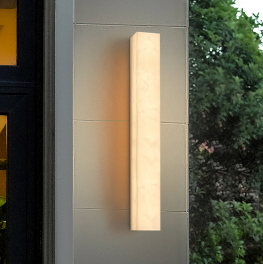 Natural Stone LED Wall Light – Premium Vertical Design
