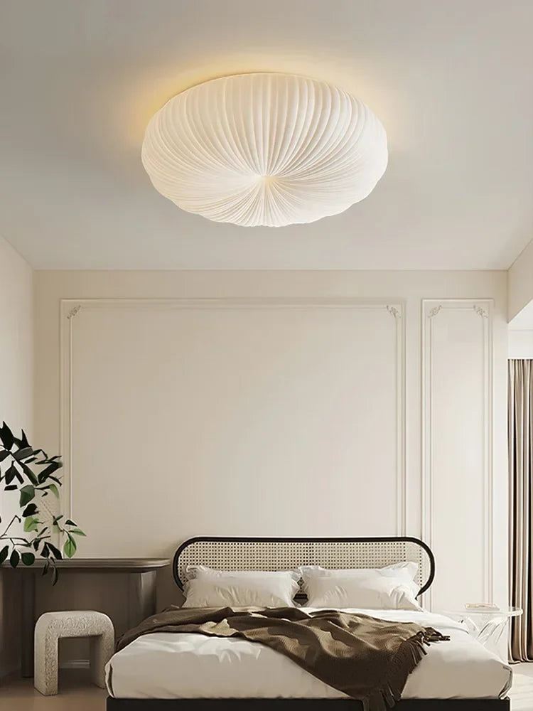 Modern Dome Ceiling Light – Shell-Inspired Japandi Style