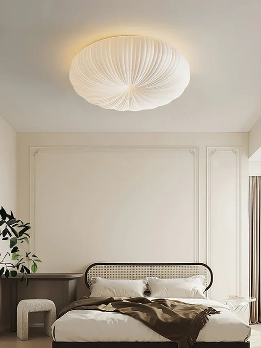 Modern Dome Ceiling Light – Shell-Inspired Japandi Style
