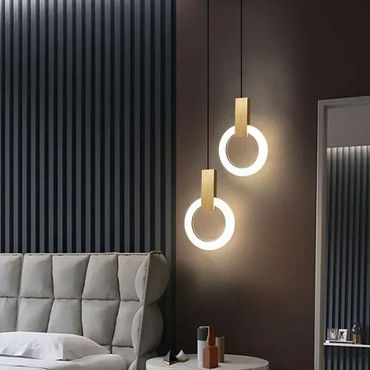 Modern LED Ring Pendant Light