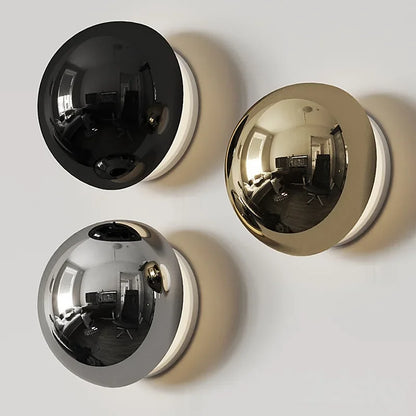 Modern LED Globe Wall Light with Halo Effect – Bauhaus Inspired