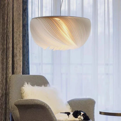 Luxury Acrylic Pendant Light with Sculptural Form