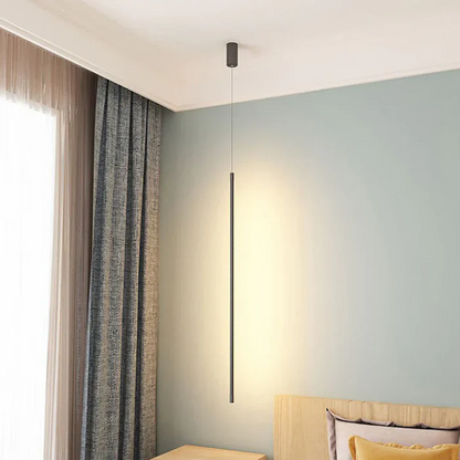 Slim Aluminium Linear Tube LED Ceiling Pendant - Arrielight