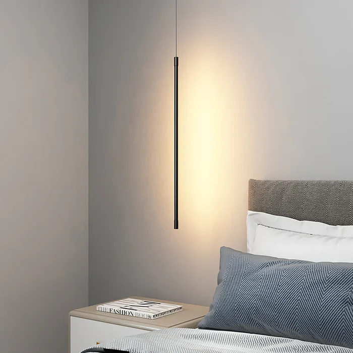 Slim Aluminium Linear Tube LED Ceiling Pendant - Arrielight