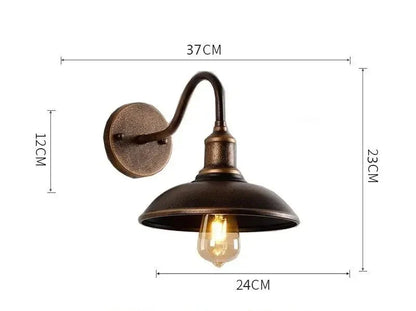 Industrial Retro Wall Light – Vintage Style Outdoor Wall Light