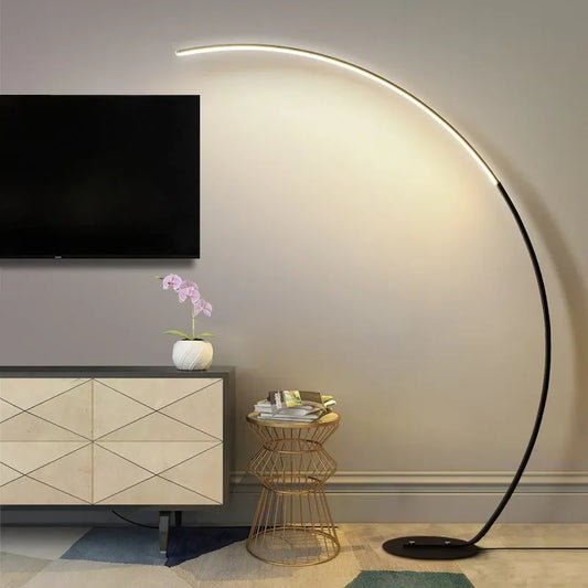 Arc LED Floor Lamp – Modern Minimalist Design