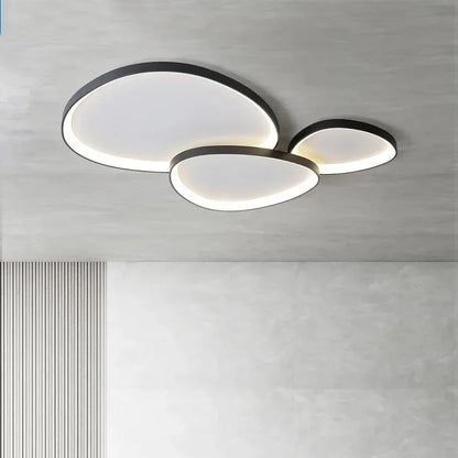 Asymmetric LED Ceiling Light – Modern Semi-Flush Mount