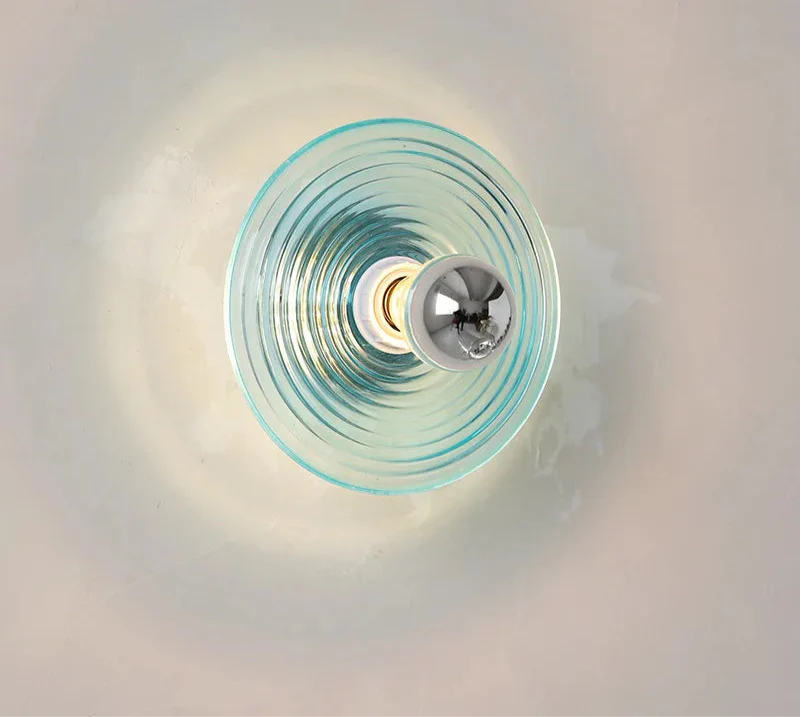 Modern Wall Light with Glass Shade