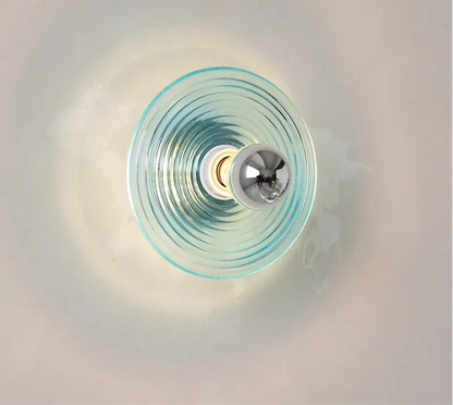 Modern Wall Light with Glass Shade