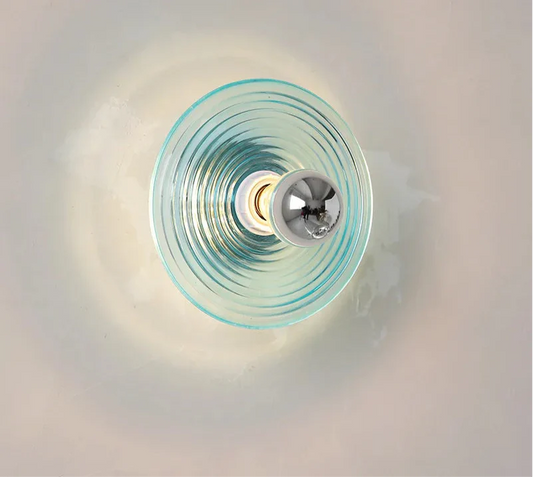 Modern Wall Light with Glass Shade