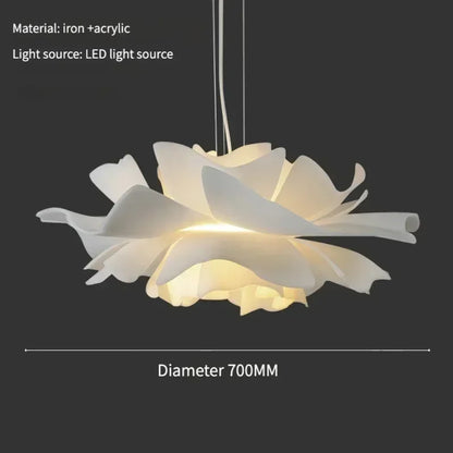 Lotus Flower Pendant Light – Decorative Ceiling Lamp with Layered Shade
