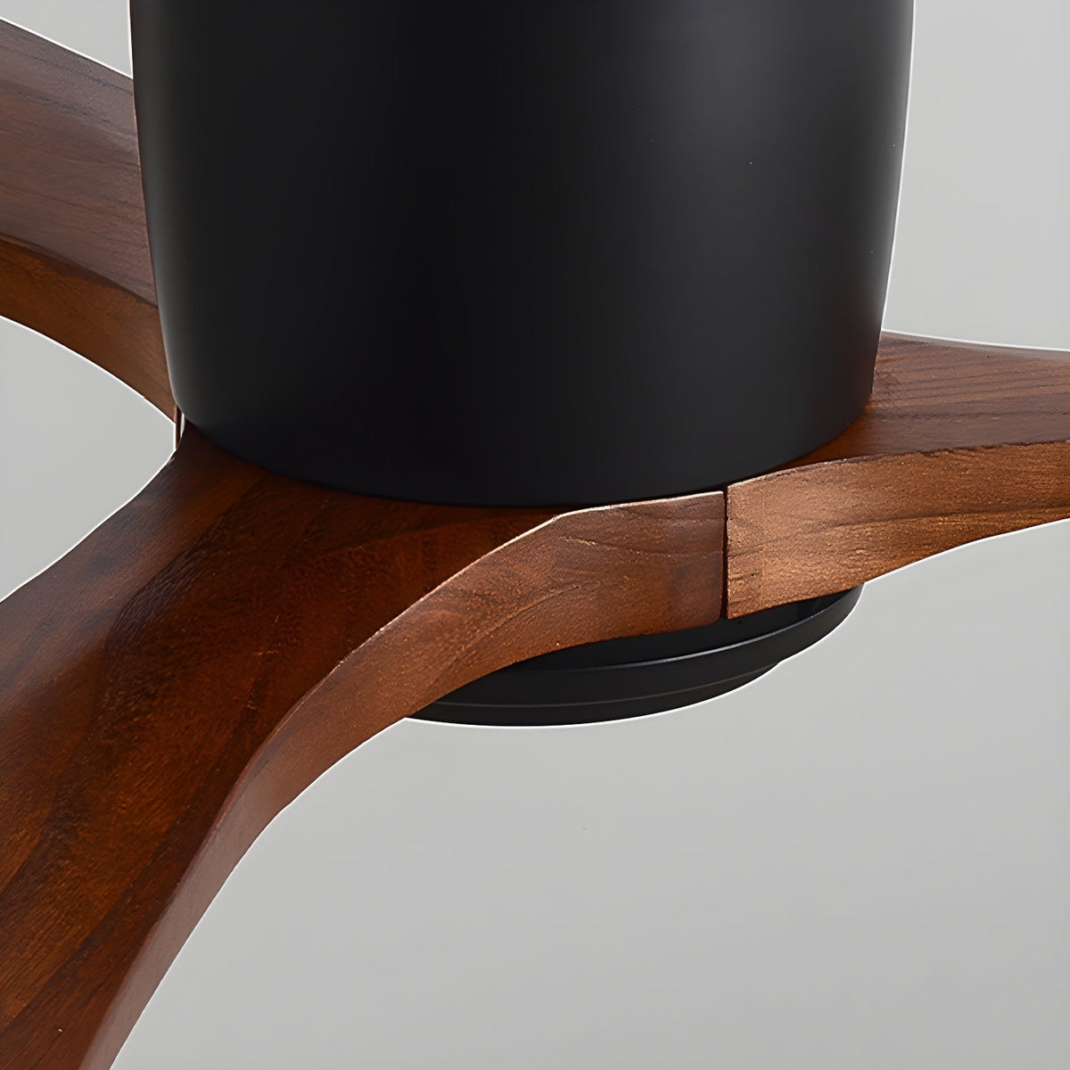 Scandinavian Wood Blade Ceiling Fan with LED Light - Arrielight