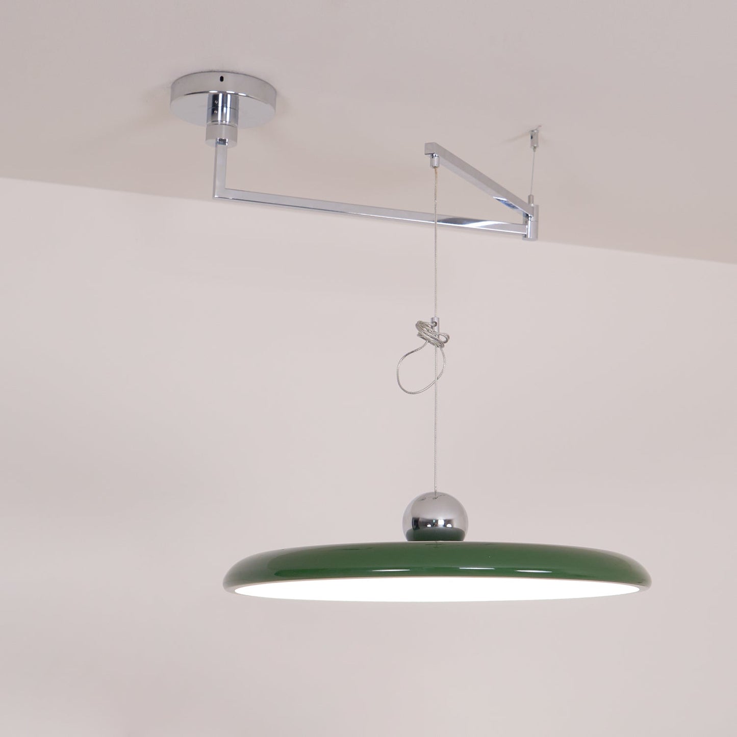 Adjustable Swing Arm Disc Ceiling Pendant Light - Arrielight
