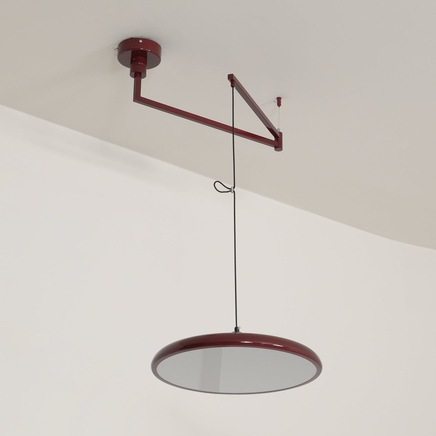Adjustable Swing Arm Disc Ceiling Pendant Light - Arrielight