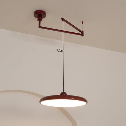 Adjustable Swing Arm Disc Ceiling Pendant Light - Arrielight