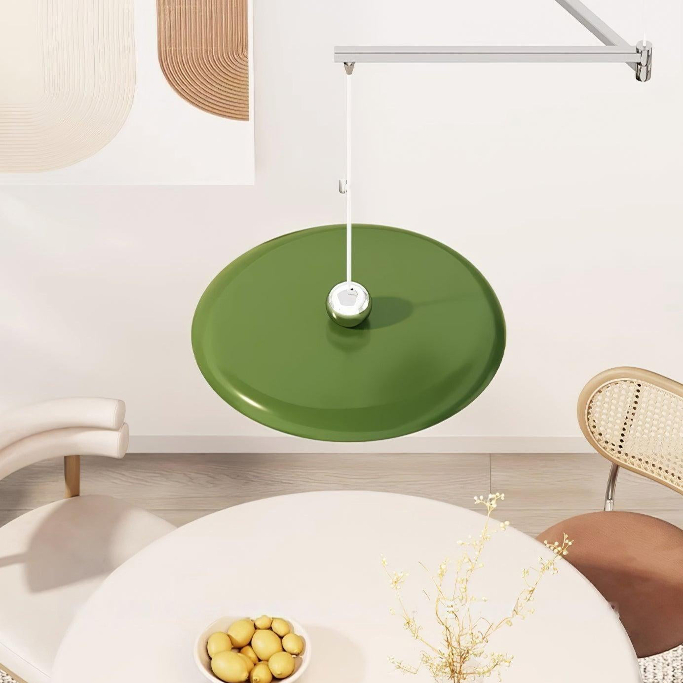 Adjustable Swing Arm Disc Ceiling Pendant Light - Arrielight
