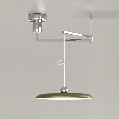 Adjustable Swing Arm Disc Ceiling Pendant Light - Arrielight