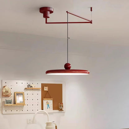 Adjustable Swing Arm Disc Ceiling Pendant Light - Arrielight